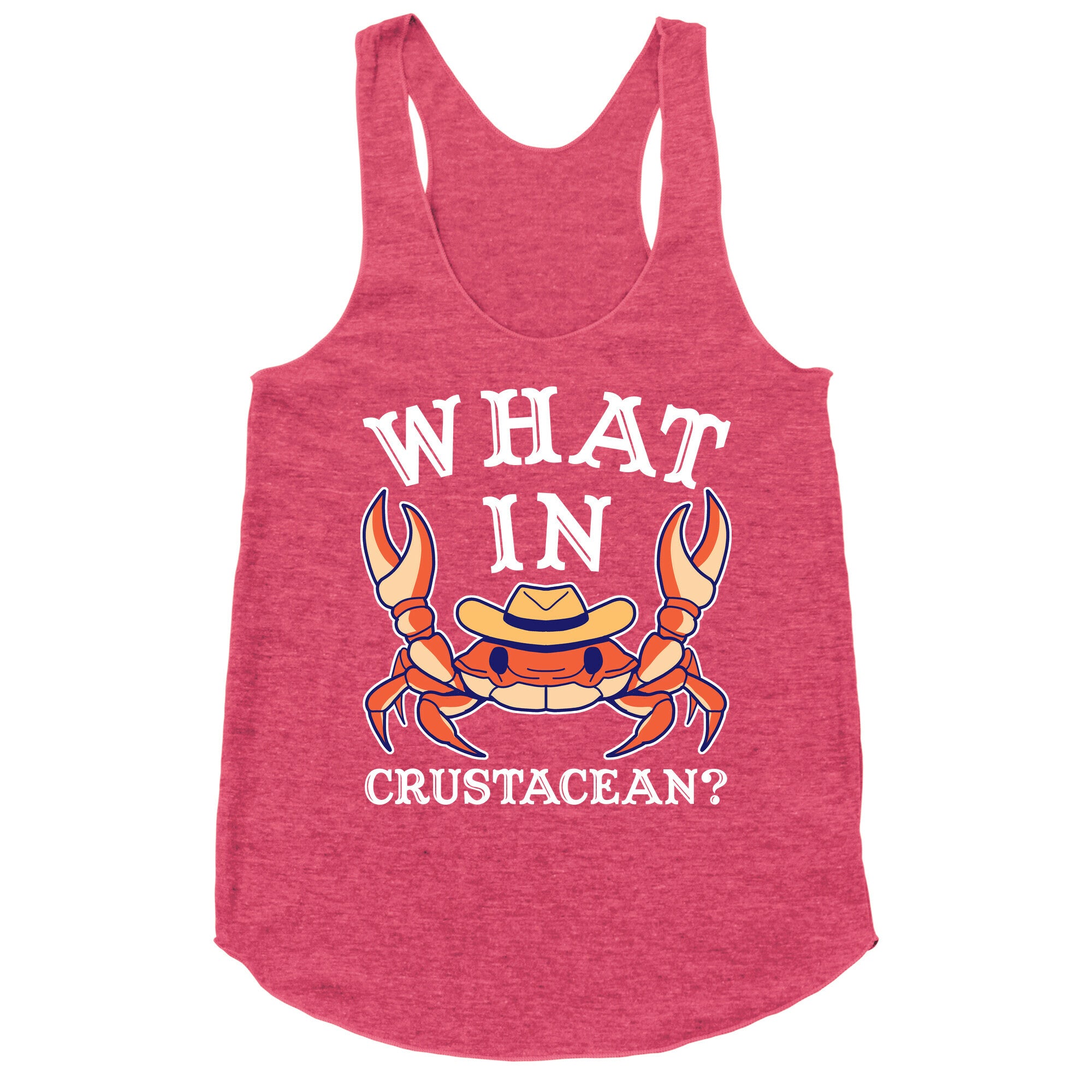 What In Crustacean? Racerback Tank
